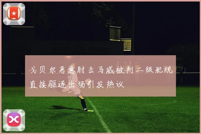 戈贝尔恶意肘击马威被判二级犯规直接驱逐出场引发热议